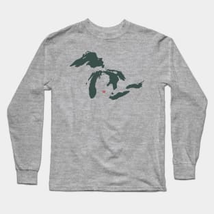 Michigan Love Long Sleeve T-Shirt